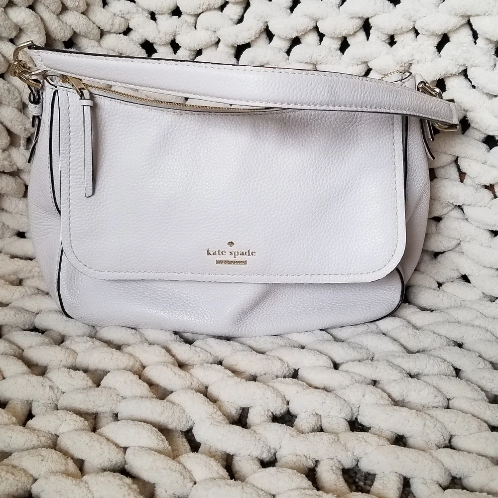 Kate spade polly white leather‎